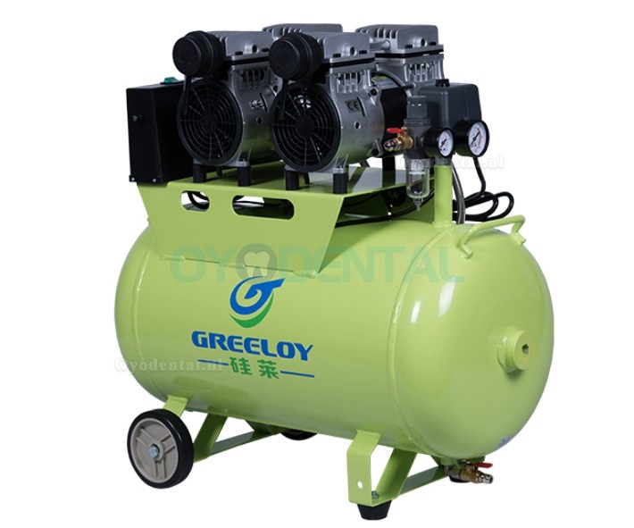 Greeloy GA-62 1.5HP 60L tandheelkundige luchtcompressor met terugslagklep